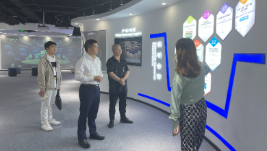 萧山经济技术开发区管委会副主任朱国军一行莅临K8·凯发科技考察调研