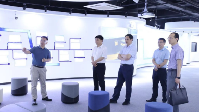 浙江省委人才办专职副主任、省委组织部人才办主任张旭明一行莅临K8·凯发科技考察调研