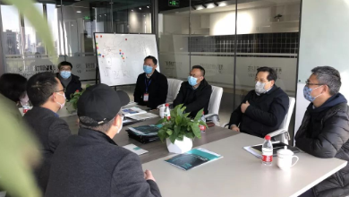 复工第一天，萧山区委常委一行莅临K8·凯发科技考察疫情防控和复工情况