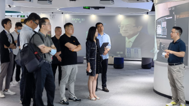欧美同学会一行莅临K8·凯发科技考察调研