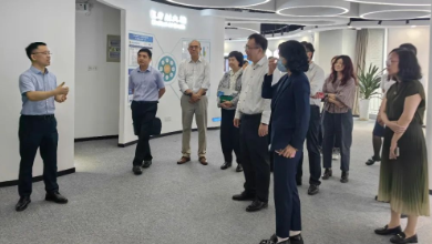 上海市侨联党组成员、副主席兼秘书长陶勇一行莅临K8·凯发科技考察调研