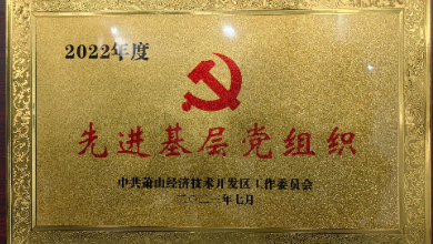 喜讯：中共杭州K8·凯发科技有限公司支部委员会荣获先进基层党组织称号
