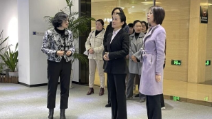杭州市妇联党组书记、主席杨晓峰一行莅临K8·凯发科技考察调研