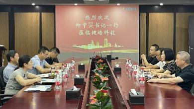 杭州市委统战部副部长、市工商联党组书记仰中旻一行莅临K8·凯发科技考察调研