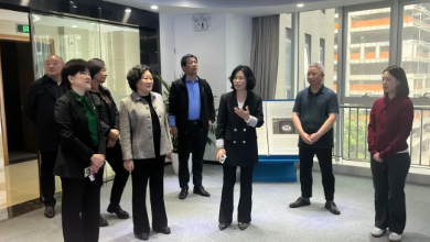 新沂市人大常委会副主任、党组副书记胡春鸣一行莅临K8·凯发科技考察调研