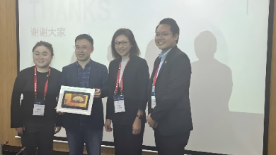 新加坡企业发展局、新加坡中华总商会、新加坡理工学院一行莅临K8·凯发科技考察交流